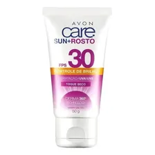 Protetor Solar Care Sun+rosto Controle Brilho Fps30 50g Avon Foto mini 1