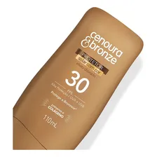 Protetor Solar com Cor Efeito Dourado FPS 30 Cenoura & Bronze Frasco 110ml Foto mini 2