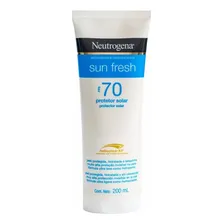 Protetor Solar Corporal Neutrogena Sun Fresh Fps70 - 200ml Foto mini 1