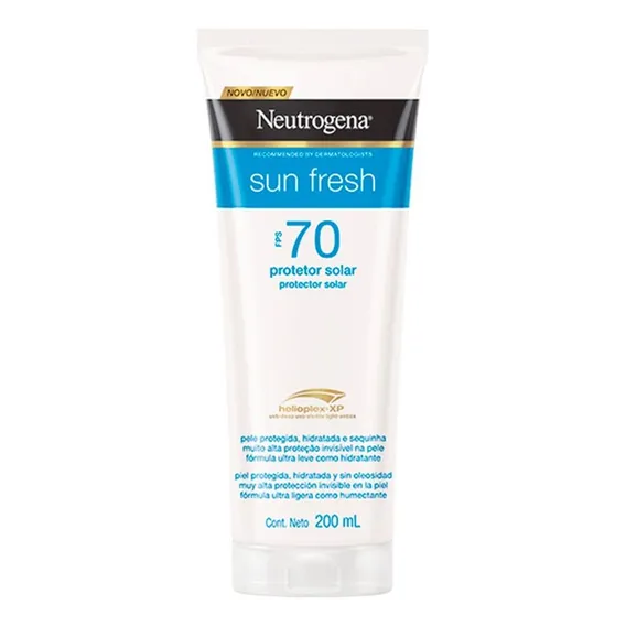 Protetor Solar Corporal Sun Fresh Fps 70 200ml Neutrogena Foto 1