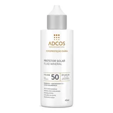 Protetor Solar Facial Adcos Fluid Mineral Fps50 Incolor 40ml Foto mini 1