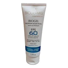 Protetor Solar Facial Biogel Fps 60 Pele Oleosa Biodermis Foto mini 1