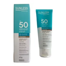 Protetor Solar Facial Fps50 Sunless Com Base 60g Toque Seco COR BRONZE Foto mini 3