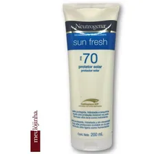 Protetor Solar Fator Fps 70 Neutrogena Sun Fresh 200ml Corpo Foto mini 1
