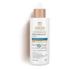Protetor Solar Fluid Adcos Shield Protection Nude Fps70 50ml Foto mini  3