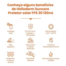 Protetor Solar FPS 30 Helioderm Suncare Frasco 120g Foto mini 3