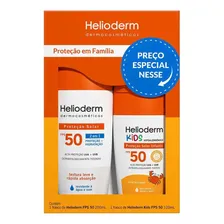 Protetor Solar Helioderm Fps 50 Com 200ml + Solar Kids Fps Foto mini  2
