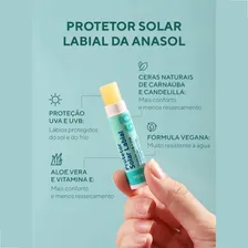 Protetor Solar Labial Fps 45 Menta Sem Cor Unissex Foto mini  2