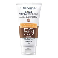 Protetor Solar Renew Anti-idade Fps50 Matte Advance *com Cor Foto  mini 1