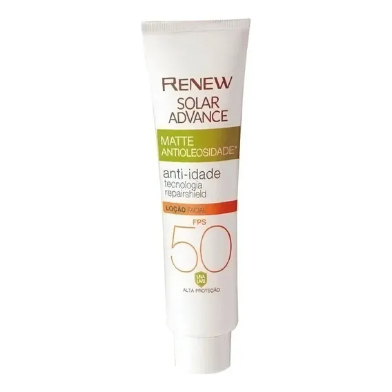 Protetor Solar Renew Antioleosidade Matte Avon Advance Foto 1