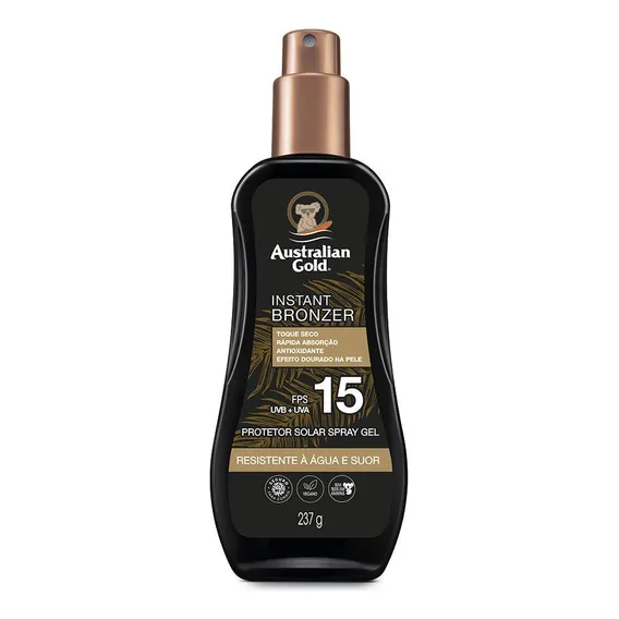 Protetor Solar Spray Gel Australian Gold Fps15 - 237g Foto 1