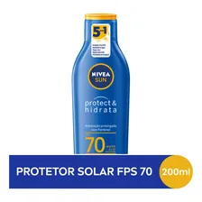 Protetor Solar Sun Protect & Hidrata Fps70 200ml Nivea Foto mini 3