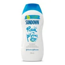 Protetor Solar Sundown Praia E Piscina Fps 30 200ml Foto  mini 1