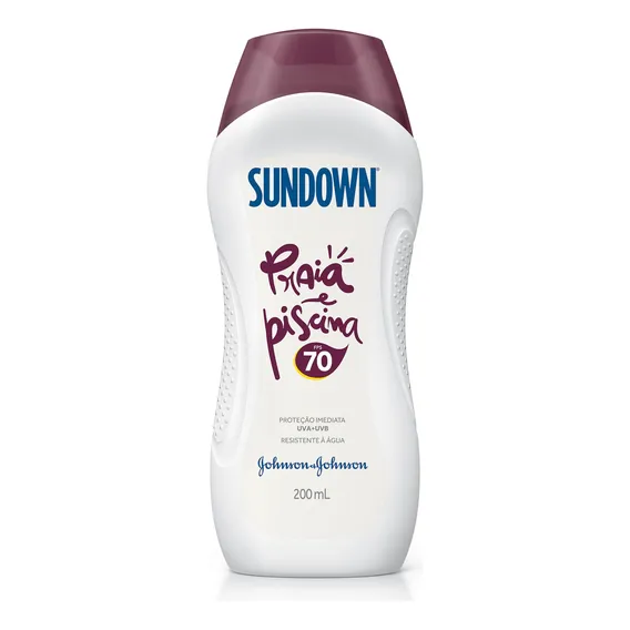 Protetor solar Sundown praia e piscina fps 70 200mL Foto 1