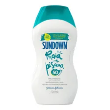 Protetor Solar Sundown Praia e piscina FPS50 120mL Foto mini 1