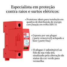 Protetor Surto Dps Clamper Anti Raio Vcl 275v 45ka Classe 2 Foto mini  2