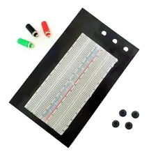Protoboard 1260 Pontos Com Base Em Metal E Bornes Foto  mini 1