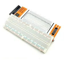 Protoboard 830 Pontos Prototipagem Eletr么nica Arduino Esp32 Foto mini 1