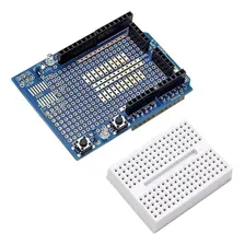 Protoshield para Arduino Uno com Protoboard Foto mini  2