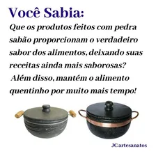 Provolera 25cm De Pedra Sabão Assadeira De Queijos Foto mini 3