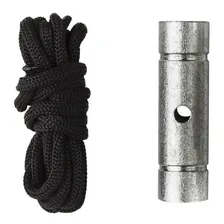 Prumo Cilíndrico Corpo Em Aço Carbono 500g - Starfer Foto mini 1