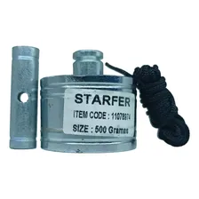 Prumo Cilíndrico Corpo Em Aço Carbono 500g - Starfer Foto mini 3