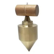 Prumo Metal Amarelo Emava Centro +-550g 7g Foto  mini 1