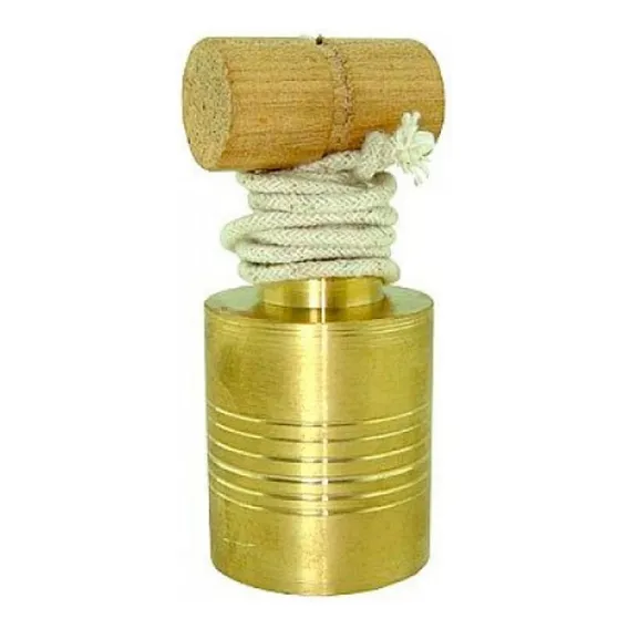 Prumo Metal Amarelo Emava 4m Foto 1