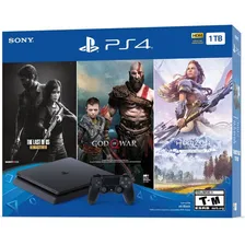 Ps4 Slim 1tb Good Of War, The Last Of Us, Horizon Zero Dawn Foto  mini 1