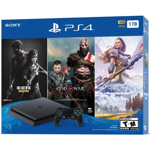 Ps4 Slim 1tb Good Of War, The Last Of Us, Horizon Zero Dawn Foto 1