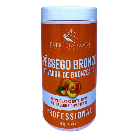 Pêssego Bronze Ativador De Bronzeado 900g Patrícia Lobo Foto 1