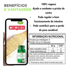 Psylliumax - Psyllium Fibra Cápsulas 60 Cápsulas 550mg Sabor Sem Foto mini 2