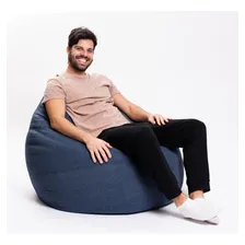 Puff Bean Bag Maxi Jeans Escuro Foto mini 2