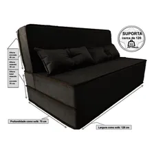 Puff Cama Casal D33 - Puff Ou Colchao Ou Sofa Cor Tabaco Foto mini 2