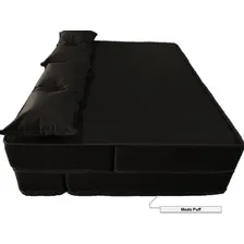 Puff Cama Casal D33 - Puff Ou Colchao Ou Sofa Cor Tabaco Foto mini 4