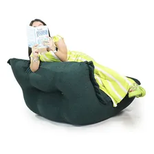 Puff Poltrona Alexa Com Enchimento Good Pufes Cor Verde Foto mini 2