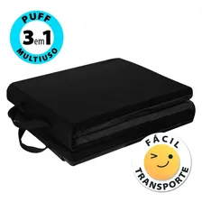 Puff Portátil Multiuso 3 Em 1 Preto Bf Colchões Foto mini  2