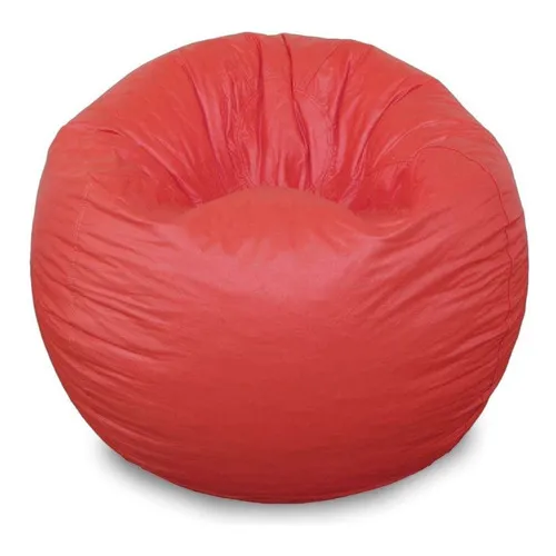 Puff Redondo Vermelho Foto 1