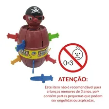 Pula Pirata Jogo Brinquedo Barril Infantil Diversão Total Foto mini  3