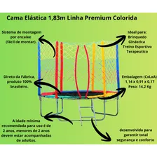 Pula Pula Cama Elástica De 1.83 Nacional 90 Kg Inclusiva Foto mini  3