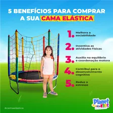 Pula Pula Cama Elastica Lona de salto Preto Foto mini 4