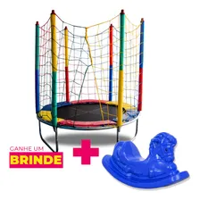 Pula Pula Cama Elastica Lona de salto Preto Foto  mini 1