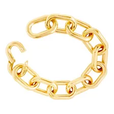 Pulseira 11 Elos Prata Com Banho De Ouro Foto  mini 1