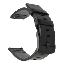 Pulseira 22mm Couro Para Samsung Gear S3 Frontier - Preto Largura Da Pulseira 2.2 Cm Foto mini  2