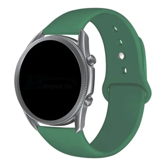 Pulseira 22mm Sport Lisa Para Samsung Gear S3 Frontier Cor Verde Foto 1