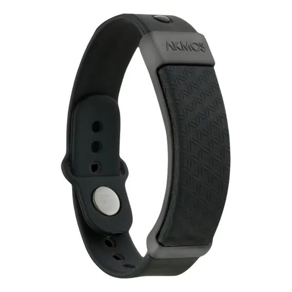 Pulseira Akmos Bracelete Pulseira Bracelete Cor Preto Para Foto 1