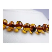 Pulseira Ambar Barroque Cognac 14cm (bebê) - Ambar Baby Care Foto mini  3