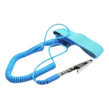 Pulseira Anti-estática Esd Profissional Aterramento Bancada Foto mini 3