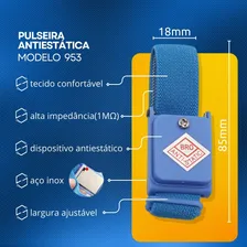 Pulseira Antiestática Anti Estática Sem Fio Profissional Foto mini 3