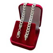 Pulseira Aqua Jóias Pulseira masculina Pulseira Grumet De Prata 7mm de prata polido, prata 925 tamanho médio para adultos 21cm de largo / 21cm de diámetro Foto mini  2